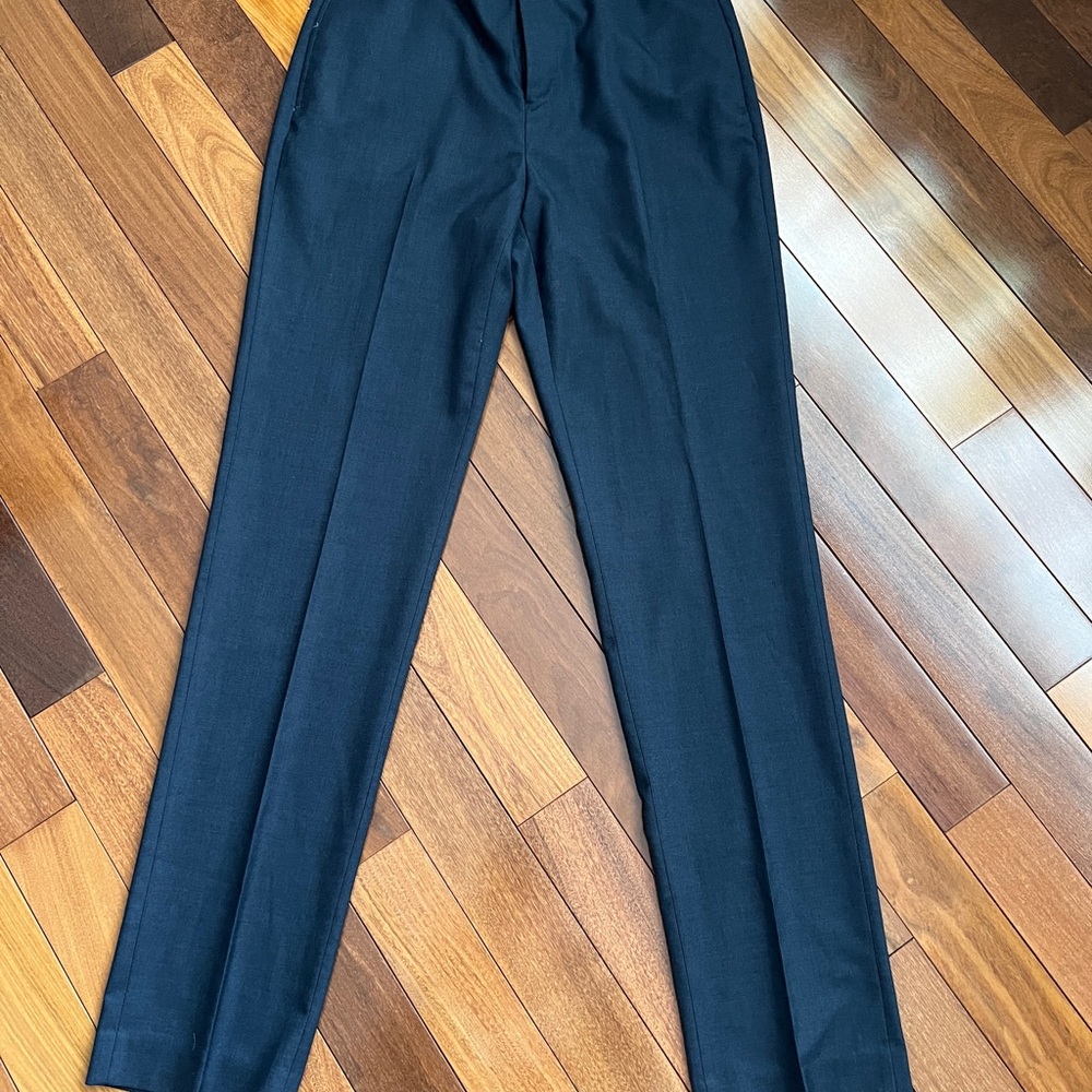 Calvin Klein Blue Dress Pants with Tailored Fit